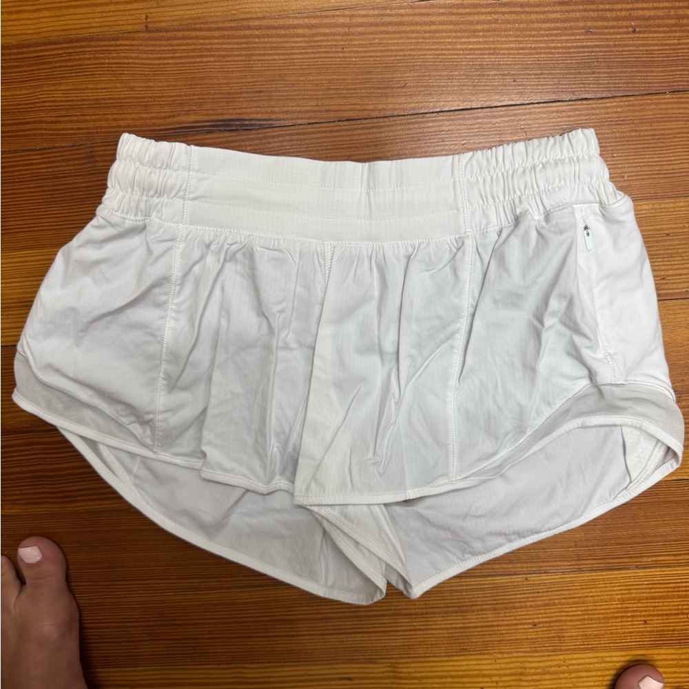 lululemon athletica White Athletic Shorts
